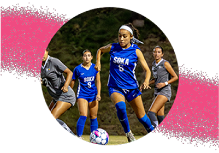 Soka women's soccer team.