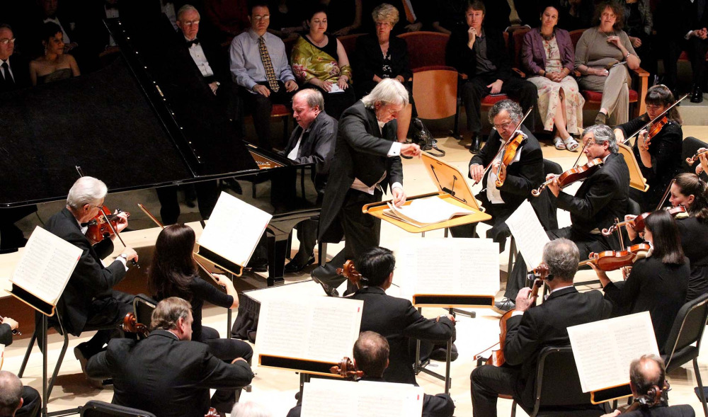 Pacific Symphony on the Concert Hall stage